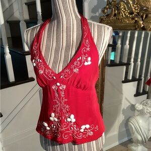 Nanette Lepore red halter
